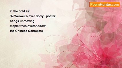 Chenou Liu - 'Ai Weiwei: Never Sorry” Tanka