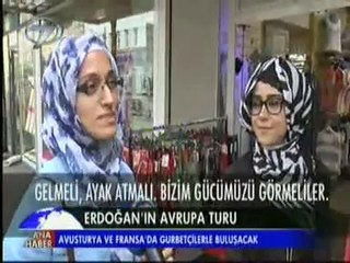 Başbakan Erdoğan’ın Avrupa Turunda Avusturya Ve Fransa’da Gurbetçilerle Buluşacak