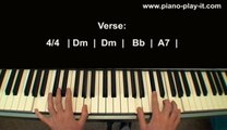 Grenade Piano tutorial by Bruno Mars