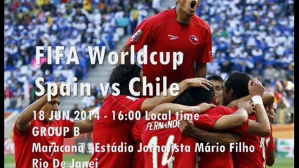 fifa 2014 Chile VS Spain live
