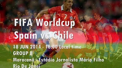 Live Spain VS Chile 18-06-2014 Stream Here