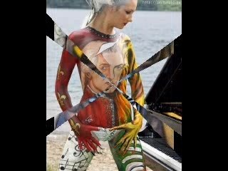 Peinture et tatoo sur corps^^