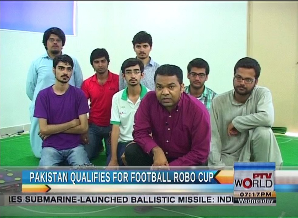 PAKISTANI TEAM IN ROBO CUP 2014