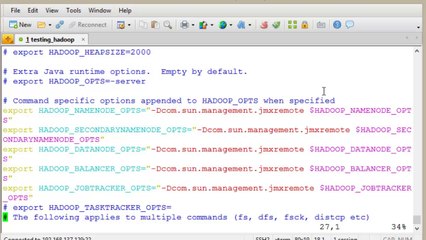 HADOOP INSTALL SERIES: 4. Running Hadoop's provided example