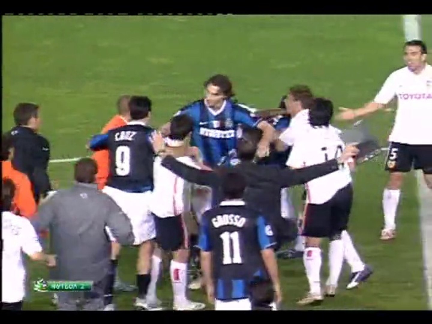 Champions League 2006/2007 - Valencia vs. Inter (0:0) 2-nd half, image size:1440x1080