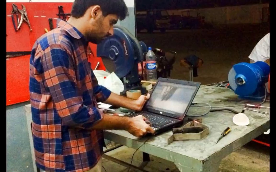 Pakistani Students make Formula NUST Racing Car Making Video