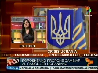 Confirma Poroshenko el alto al fuego en Ucrania, pero no dice cuándo
