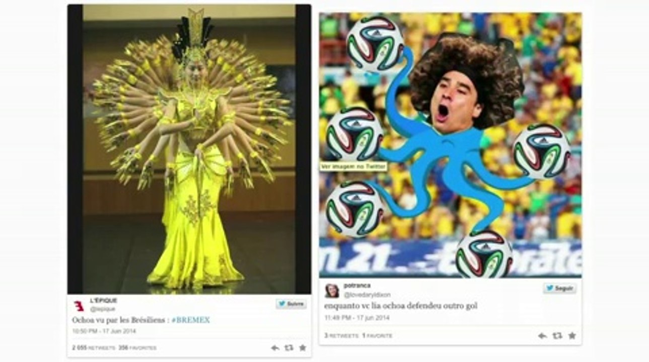 Brésil-Mexique: Ochoa, roi des gardiens et star des mèmes sur le web