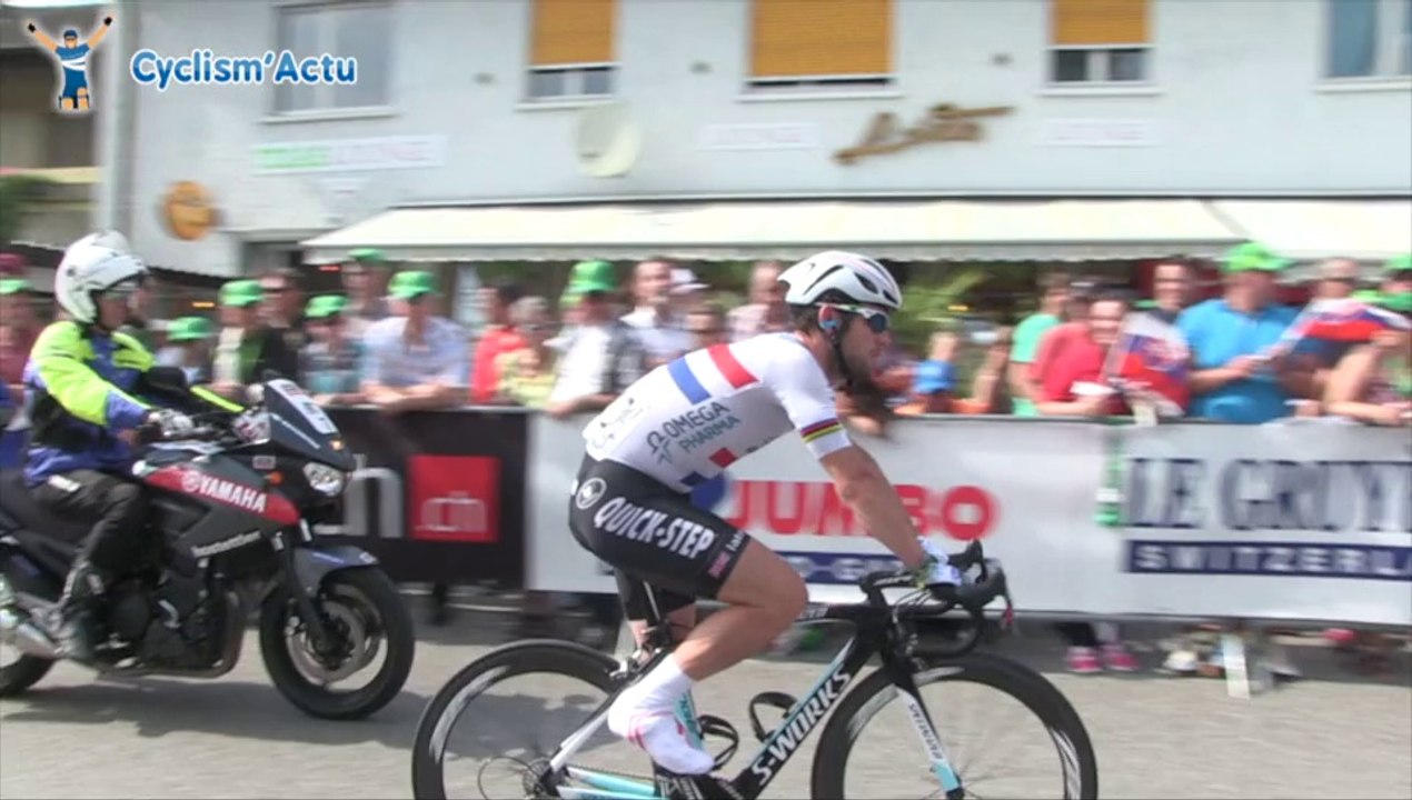Tony Martin, maillot jaune de la 5e étape du Tour de Suisse 2014