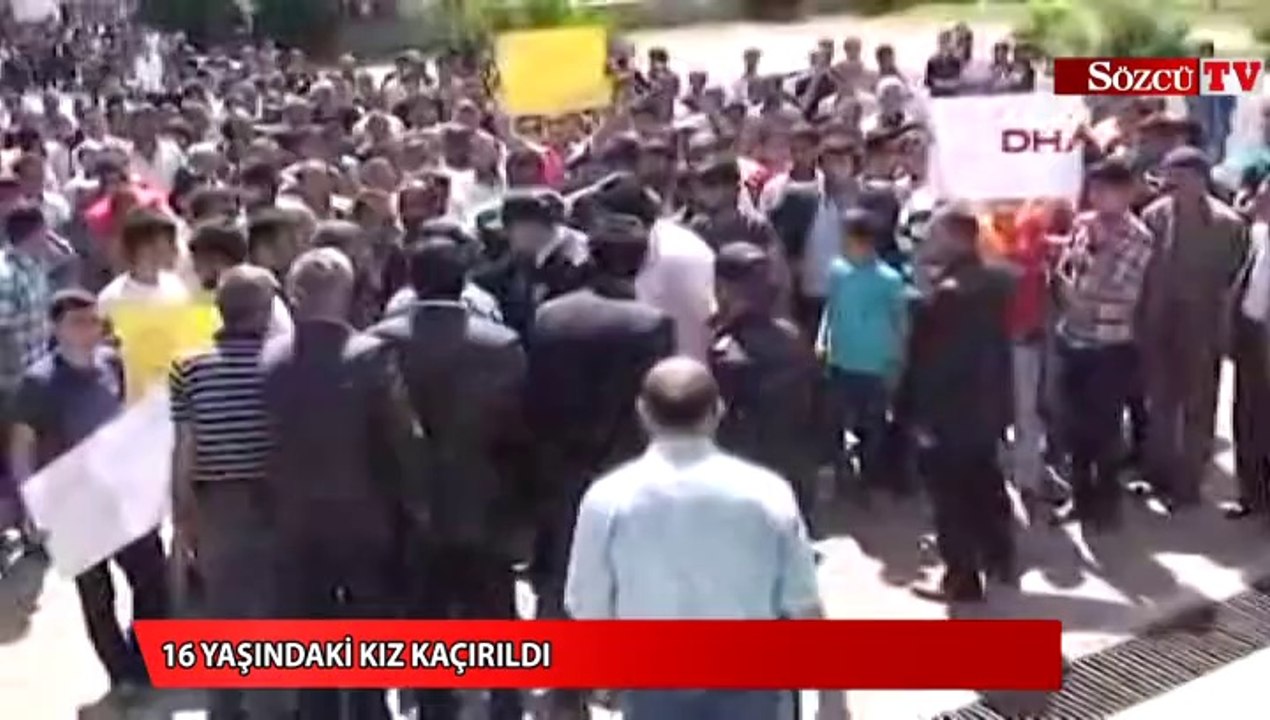 İlçe ayaklandı