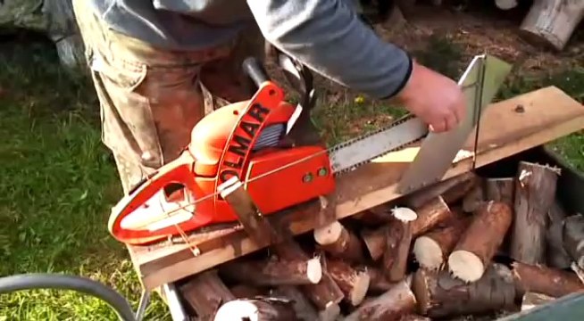 Technique pour couper du bois rapidement