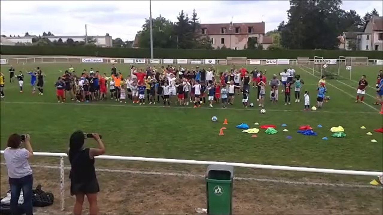 Flash-mob du Réveil foot