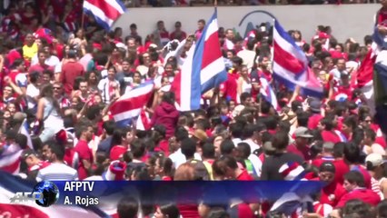 Mondial-2014: liesse au Costa Rica après l'exploit des "Ticos"