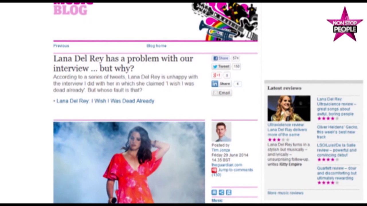 Lana Del Rey : gros clash avec un journaliste !