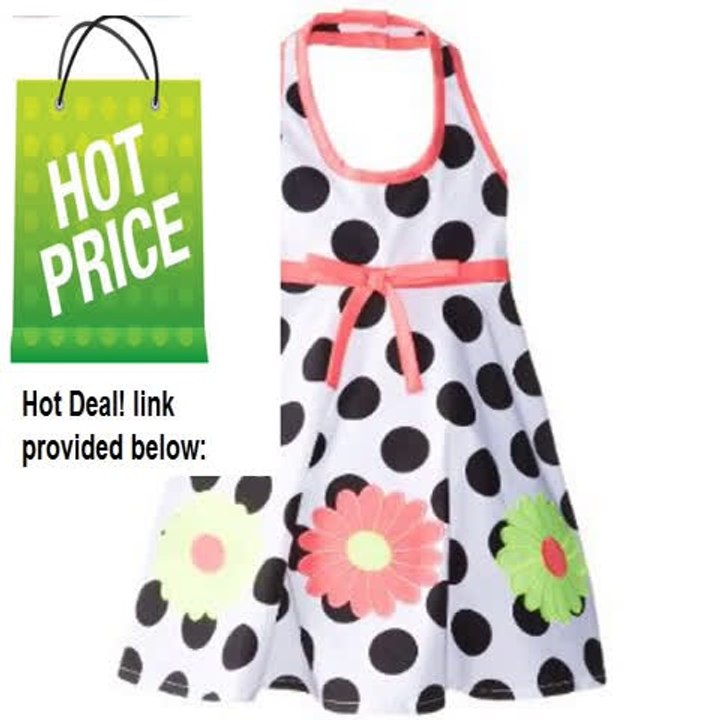 Cheap Deals Blueberi Boulevard Baby-Girls Infant Flower Dots Halter Sundress Review