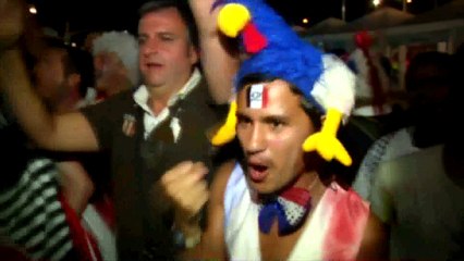 Suisse-France : l'explosion de joie des supporteurs français