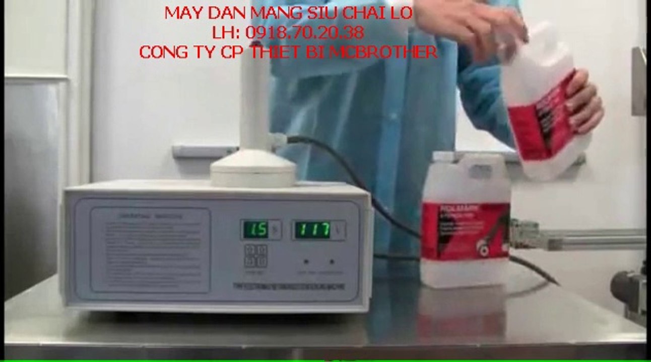 Máy dán màng siu, máy dán màng nhôm chai lọ, máy dán màng bảo vệ