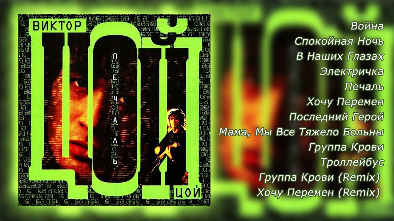 лутчие песни Виктора Цоя