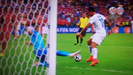 هدف تشيلي الأول في مرمى أسبانيا