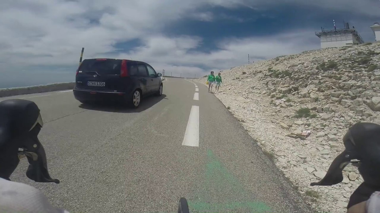 MONT VENTOUX PAR BEDOIN DERNIER KM DE MONTEE ASCENSION COL DES TEMPETES