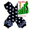 Cheap Deals Ruffle Dots - Black with White - Leg Warmers - for my Infant, Baby, Toddler, Little Girl or Boy Review
