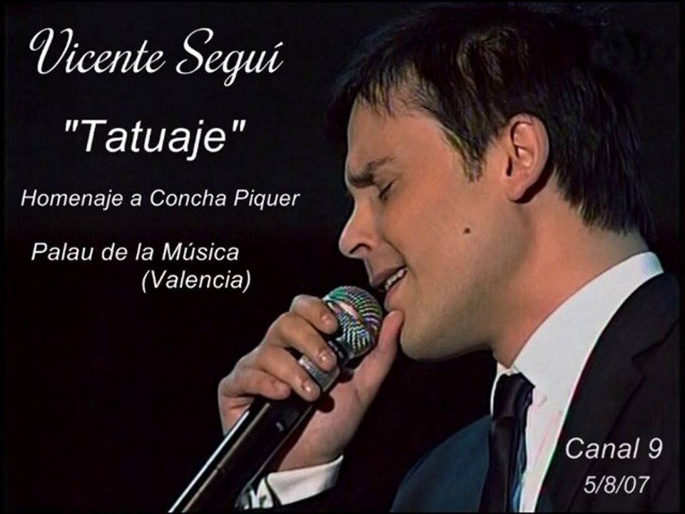 Vicente Seguí "Tatuaje" Palau de la Música de Valencia