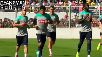 World Cup 2014 - Worrying Times For Portugal As Ronaldo Limps Out Of Training