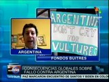 Comunidad internacional apoya a Argentina en disputa con fondos buitre