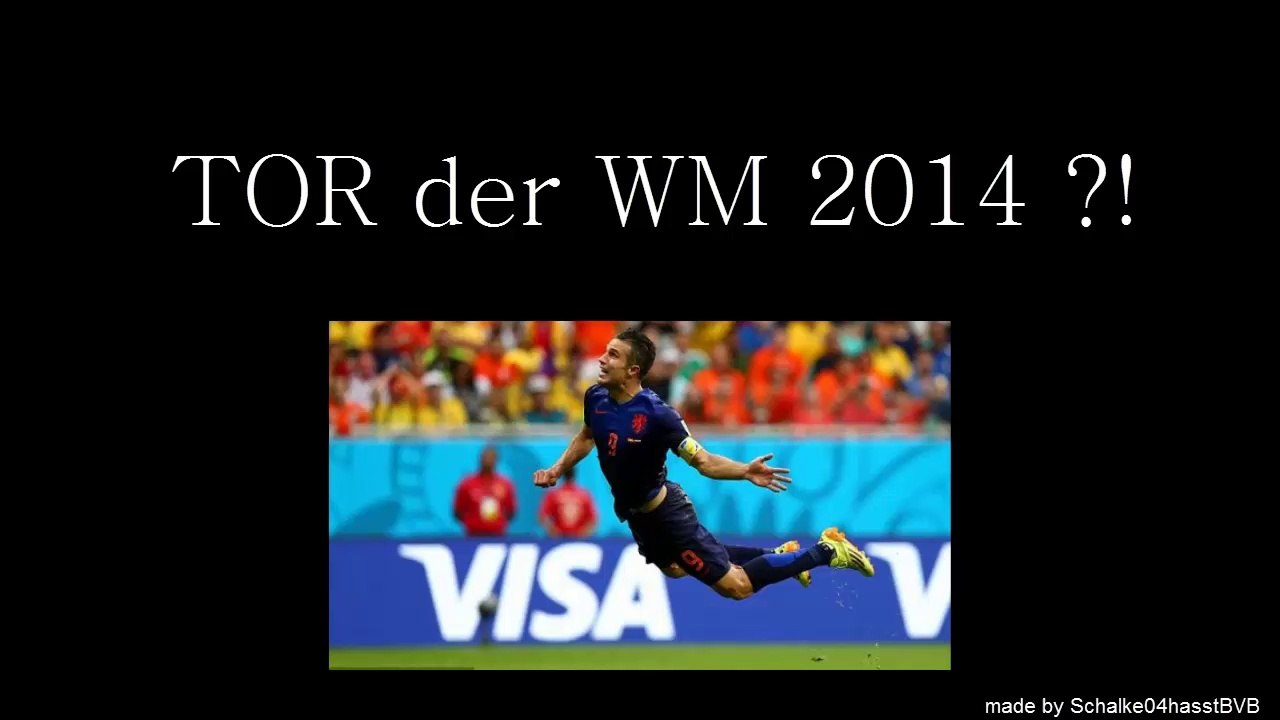 Wonderful GOAL Robin van Persie 1:1 ( Netherlands vs. Espana ) WM 2014