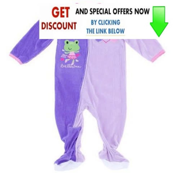 Cheap Deals Peas and Carrots Purple Ballerina Footed Pajamas for Infant and Toddler Girls Review
