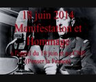 18 juin 2014 : Manifestation et hommage à l’Appel du 18 juin et au CNR ! (Penser la France)