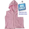 Cheap Deals Under the Nile Organic Cotton Terry Pink Hooded Vest Toddler Sizes 2T-4T Review