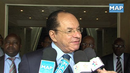 Benkirane s'entretient avec le président du Sénat de la République démocratique du  Congo