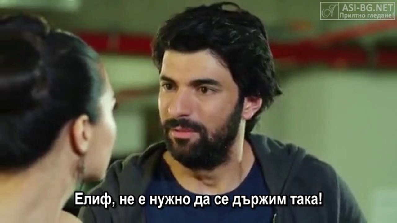 Kara Para Ask - 13 епизод - Елиф и Йомер в гаража BG sub