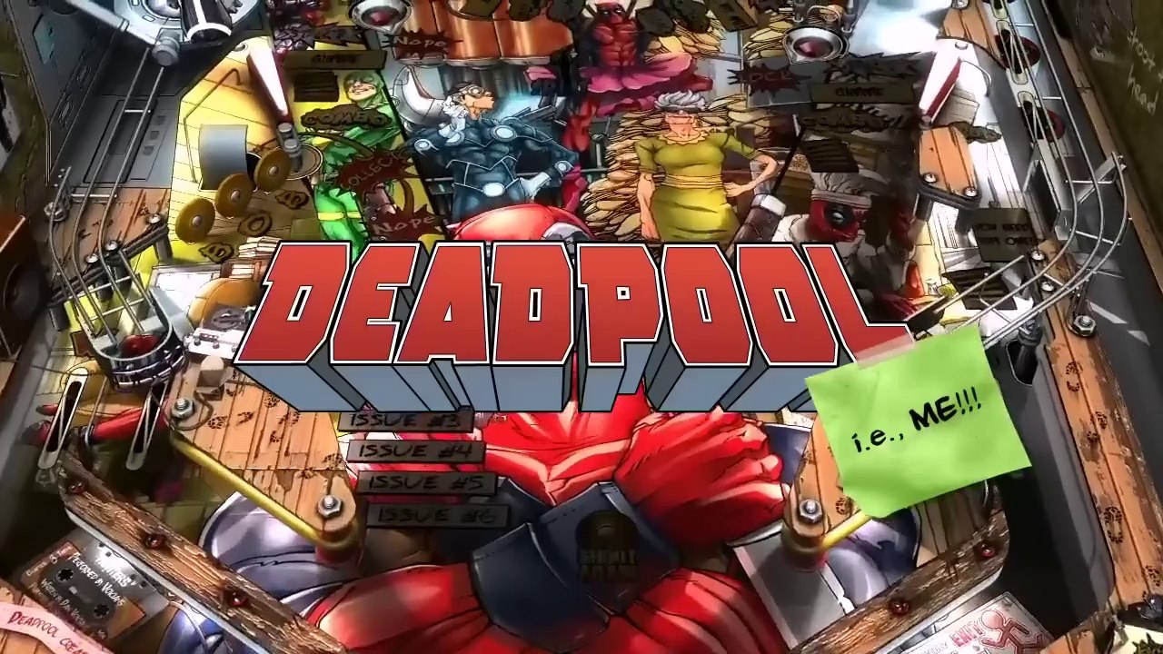 Pinball FX 2 : Marvel Pinball (XLA) - La table Deadpool