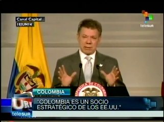 Colombia: Santos recibió a vicepresidente estadounidense