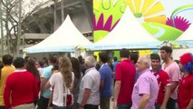 Hinchas sin entradas irrumpen en Maracaná