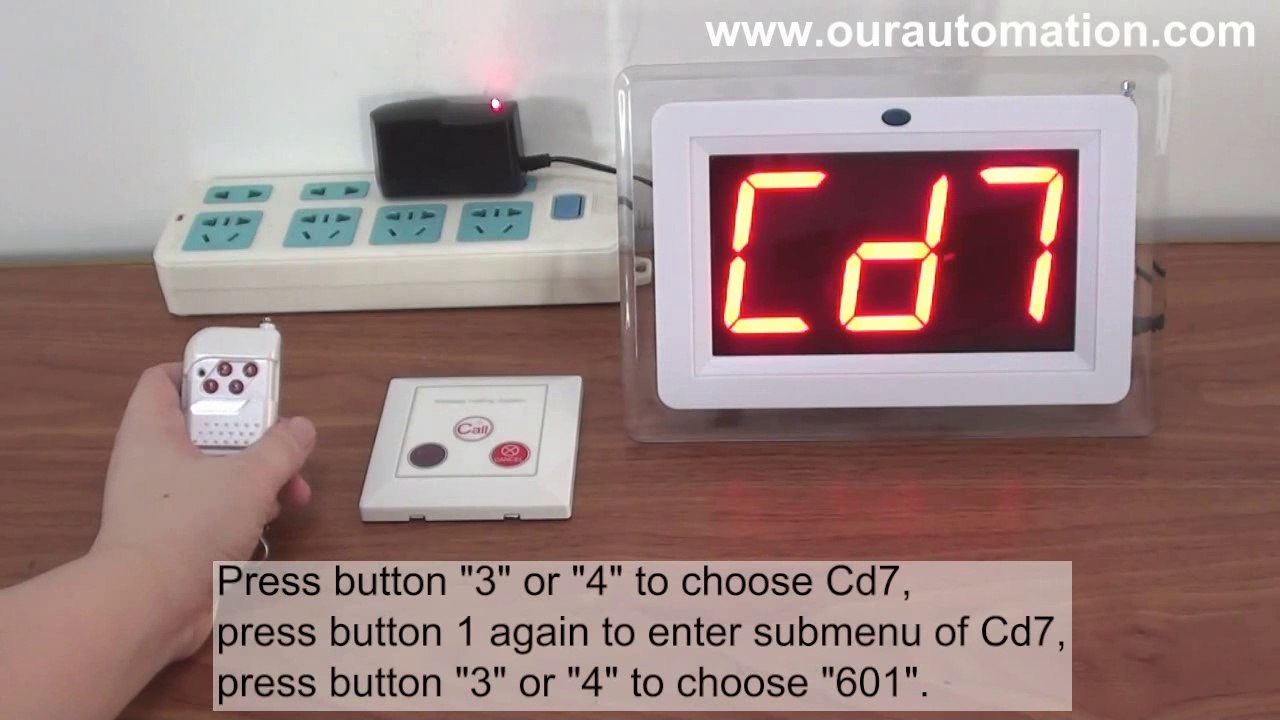 Wireless Calling Buttons Kit (Area Mode)