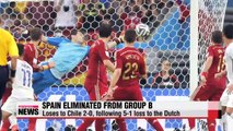 Defending champions, Spain eliminated from Group B