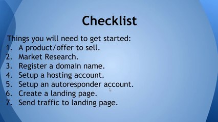 Tagged Video 2 Checklist