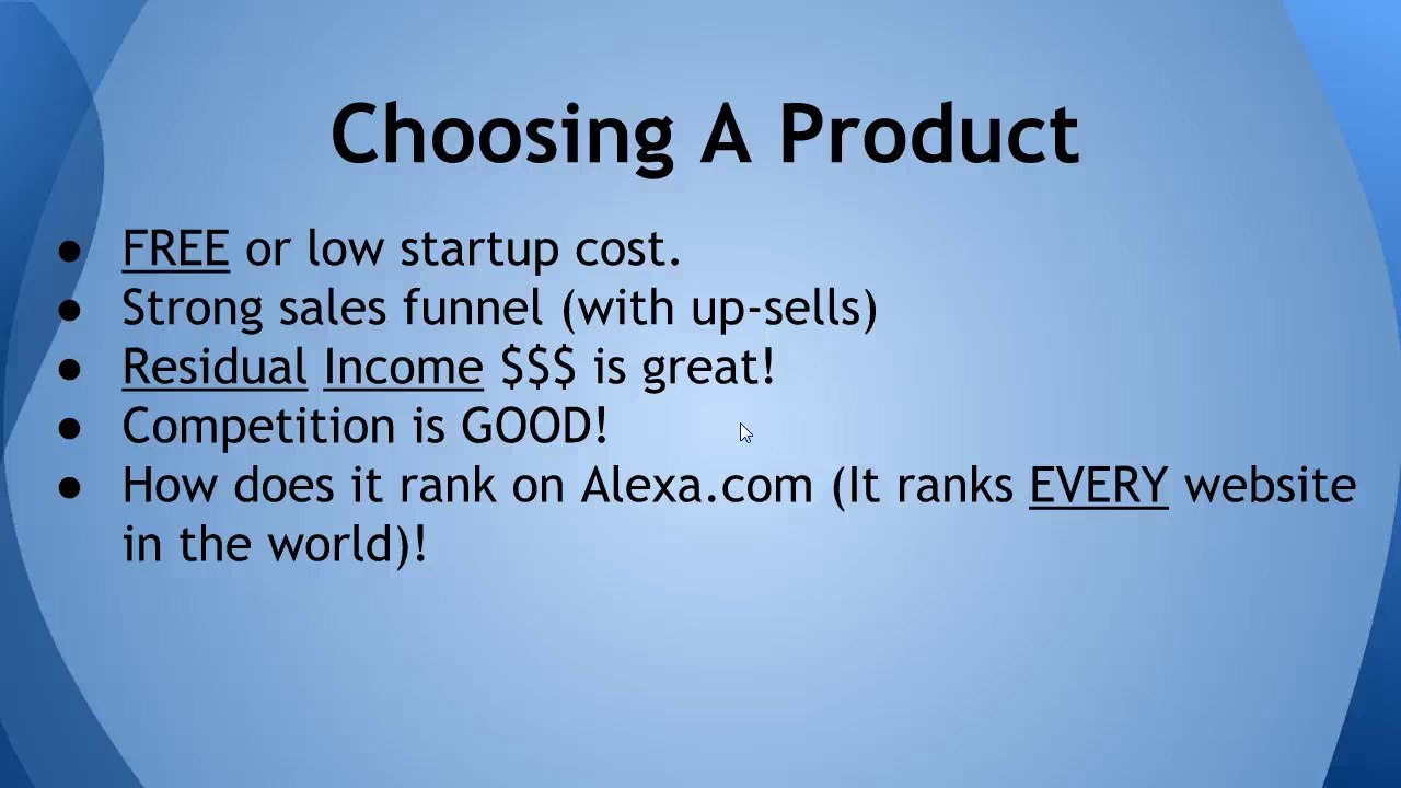Tagged Video 3 Choosing A Product