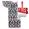 Cheap Deals AM PM Kids! Sleeved Toddler Laminated Bib, Damask with Hot Pink Review