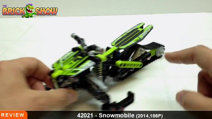LEGO Technic Snowmobile Review   LEGO 42021