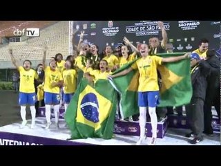 Seleção Feminina empata com a Dinamarca, mas é campeã do Torneio Internacional