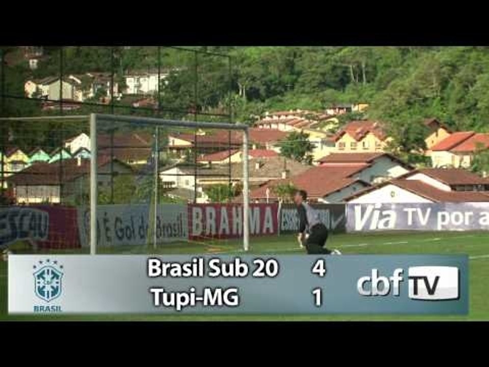 Os gols do jogo-treino da Seleção Brasileira sub-20 contra o Tupi-MG