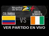 Ver Colombia vs Costa de marfil En Vivo Mundial Brasil 2014 19 de Junio 2014