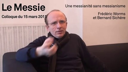 Figures du Messie - présentation de Benoît Chantre