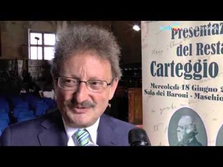 Napoli - Il restauro del carteggio Palizzi (18.06.14)