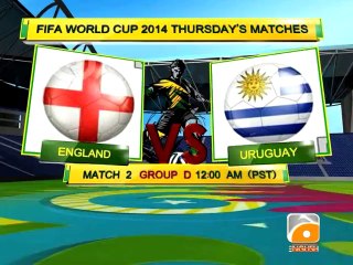 FIFA World Cup 2024 -Thursdays Matches-19 June 2014