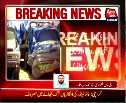 Taliban destroy 30 Nato fuel trucks at Pak Afghan border